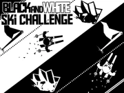 Black & white ski challenge Online Arcade Games on NaptechGames.com