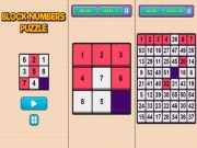 Block Numbers Puzzle Online board Games on NaptechGames.com