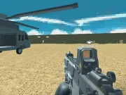Blocky Combat Swat Vehicle Desert Online Shooting Games on NaptechGames.com