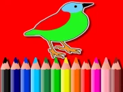 BTS Birds Coloring Book Online Art Games on NaptechGames.com