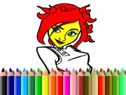BTS Cute Girl Coloring Online Art Games on NaptechGames.com
