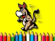 BTS Donkey Coloring Book Online Girls Games on NaptechGames.com