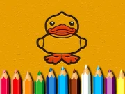 BTS Ducks Coloring Book Online Art Games on NaptechGames.com