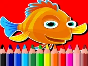 BTS Fish Coloring Book Online Art Games on NaptechGames.com