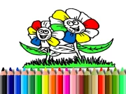 BTS Flowers Coloring Online Art Games on NaptechGames.com