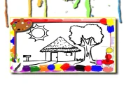 BTS House Coloring Book Online Art Games on NaptechGames.com