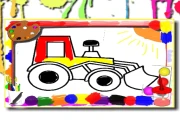 BTS Kids Car Coloring Online Art Games on NaptechGames.com