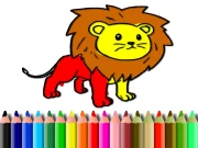 BTS Lion Coloring Book Online Art Games on NaptechGames.com