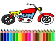 BTS Motorbike Coloring Online Art Games on NaptechGames.com