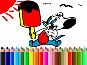 BTS Mouse Coloring Online Art Games on NaptechGames.com