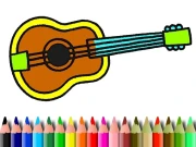 BTS Music Instrument Coloring Book Online Puzzle Games on NaptechGames.com