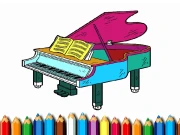 BTS Piano Coloring Book Online Art Games on NaptechGames.com