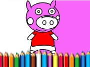 BTS Pig Coloring Game Online Girls Games on NaptechGames.com