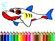 BTS Shark Coloring Book Online Art Games on NaptechGames.com