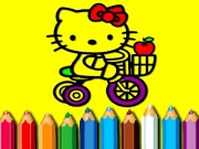 BTS Sweet Kitty Coloring Online Art Games on NaptechGames.com