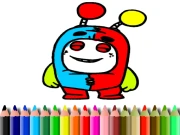 BTS Sweet Monsters Coloring Online Art Games on NaptechGames.com