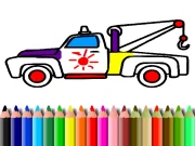 BTS Trucks Coloring Online Art Games on NaptechGames.com