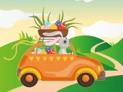 Bunnies Driving Cars Match 3 Online Puzzle Games on NaptechGames.com