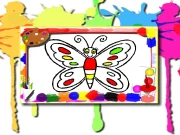 Butterfly Coloring Book Online Art Games on NaptechGames.com
