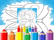 Butterfly Coloring Pages Kids Online junior Games on NaptechGames.com