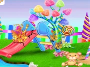 Candy Garden Cleaning Online Dress-up Games on NaptechGames.com