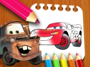 Cars Coloring Book Online Puzzle Games on NaptechGames.com