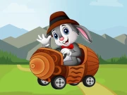 Cartoon Animals In Cars Match 3 Online Puzzle Games on NaptechGames.com