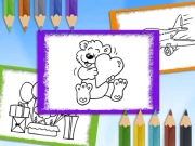 Cartoon Coloring Book Online Puzzle Games on NaptechGames.com