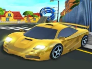 Cartoon Stunt Car Online Battle Games on NaptechGames.com
