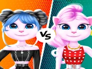 Cat Girl Fashion Challenge Online Dress-up Games on NaptechGames.com