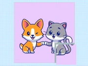 Cats and Dogs Puzzle Online Puzzle Games on NaptechGames.com