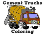 Cement Trucks Coloring Online Puzzle Games on NaptechGames.com