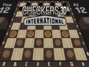 Checkers 3D International Online board Games on NaptechGames.com