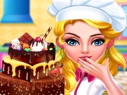 Chocolate cake cooking party Online Girls Games on NaptechGames.com