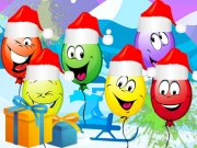 Christmas Balloons Bursting Online Puzzle Games on NaptechGames.com