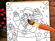 Christmas Coloring Game Online Girls Games on NaptechGames.com