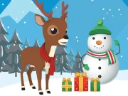 Christmas Deer Jigsaw Online Puzzle Games on NaptechGames.com