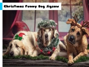 Christmas Funny Dog Jigsaw Online Puzzle Games on NaptechGames.com
