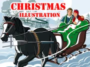Christmas Illustration Puzzle Online Puzzle Games on NaptechGames.com