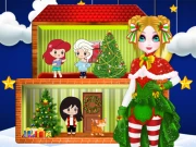 Christmas Puppet Princess House Online Girls Games on NaptechGames.com