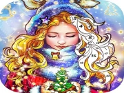 Christmas:Coloring Book, Coloring GAME FREE Online Girls Games on NaptechGames.com