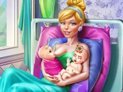 Cinderella Twins Birth Online Dress-up Games on NaptechGames.com