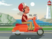 City Scooter Ride Coloring Online Puzzle Games on NaptechGames.com