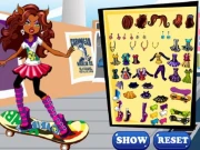 Clawdeen skates Online Hypercasual Games on NaptechGames.com