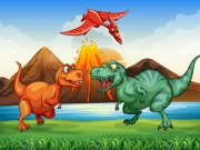 Colorful Dinosaurs Match 3 Online Puzzle Games on NaptechGames.com