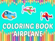 Coloring Book Airplane kids Education Online Educational Games on NaptechGames.com