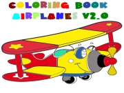 Coloring Book- Airplane V 2.0 Online Puzzle Games on NaptechGames.com