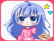 coloring book anime girls and boys - Play Game Online Girls Games on NaptechGames.com