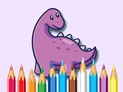 Coloring Book: Dinosaur With Flowers Online other Games on NaptechGames.com