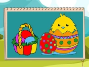 Coloring Book Easter Online Puzzle Games on NaptechGames.com